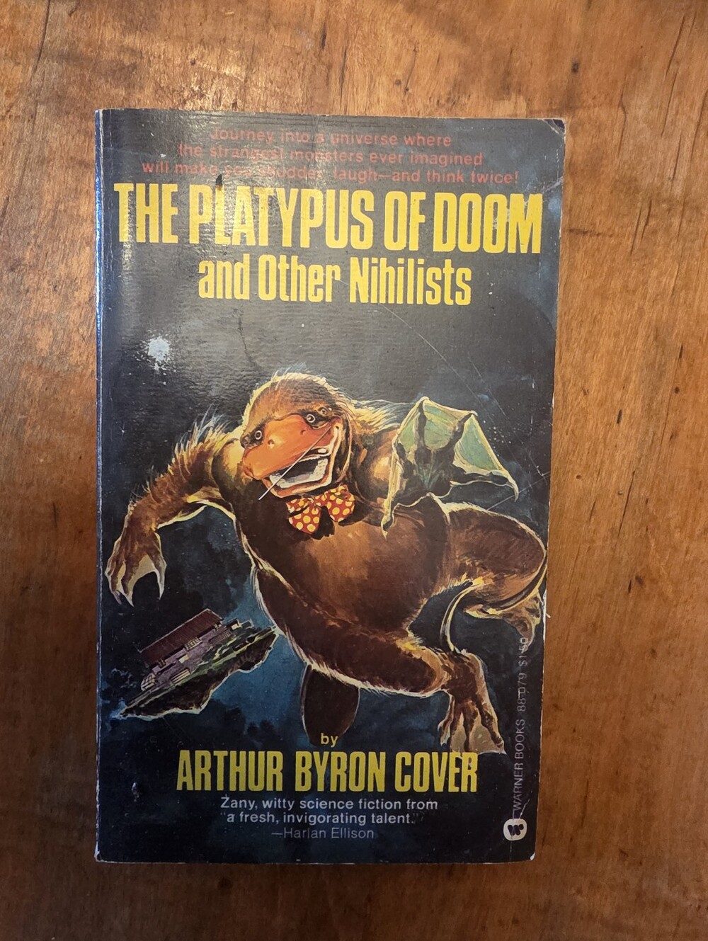 The Platypus Of Doom and Other Nihilists Arthur Byron Neal Adams Cover 1st Print